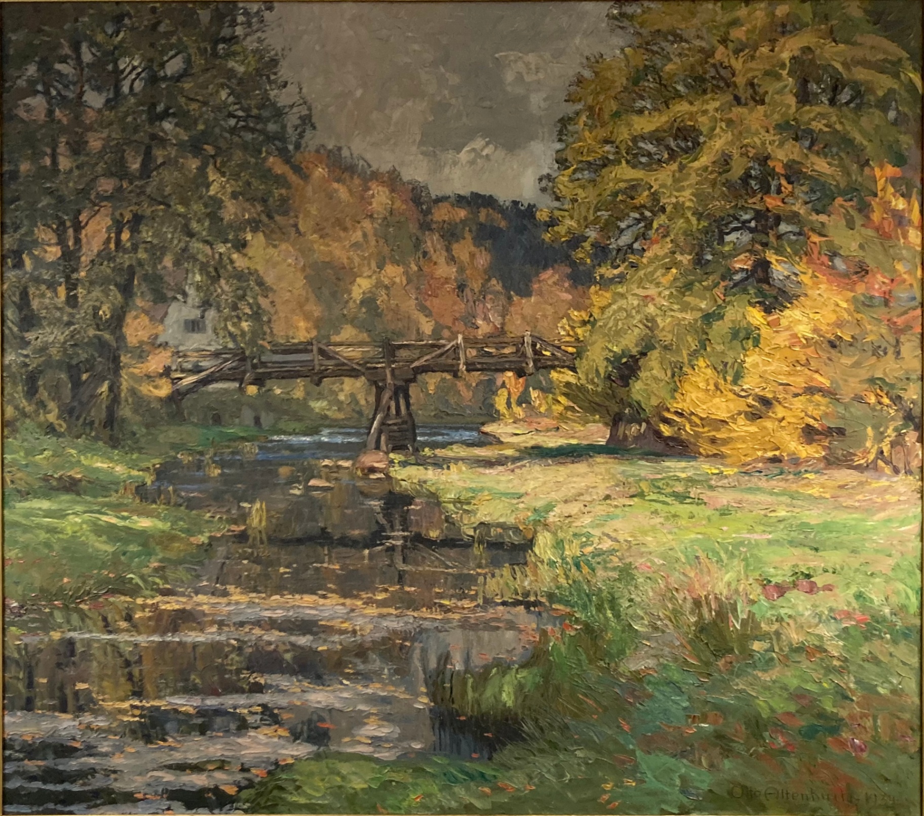 Steinbrücke an der Mulde